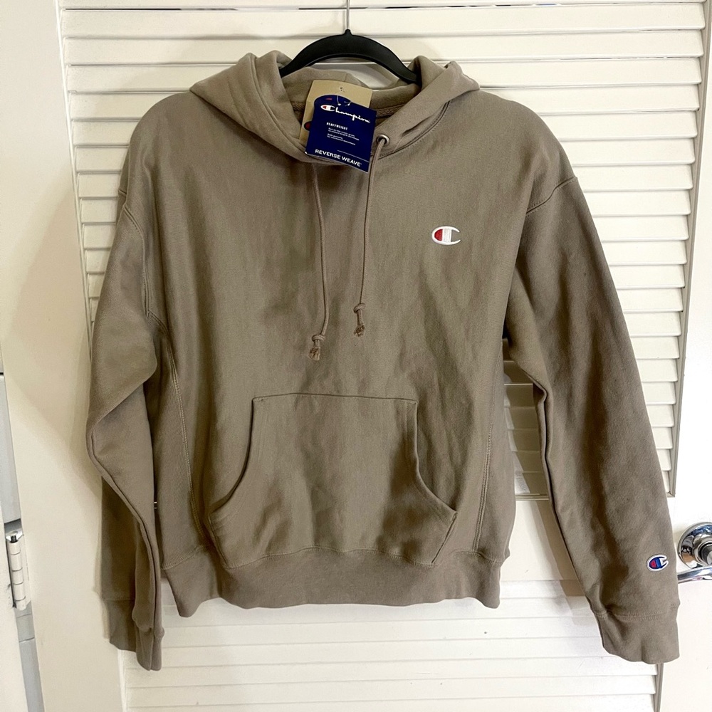 Champion Reverse Weave hoodedโ Sweatshirt
